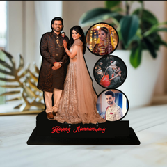 Personalized MDF Cutout Stand Gift for Anniversary