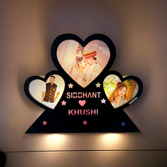 Personalized  3D LED Photo Lamp Heart Shape