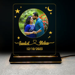 Personalized Acrylic LED Multi-Color Birthday Gift with Remote Control DFL16