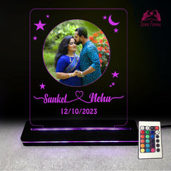 Personalized Acrylic LED Multi-Color Birthday Gift with Remote Control DFL16