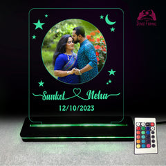 Personalized Acrylic LED Multi-Color Birthday Gift with Remote Control DFL16