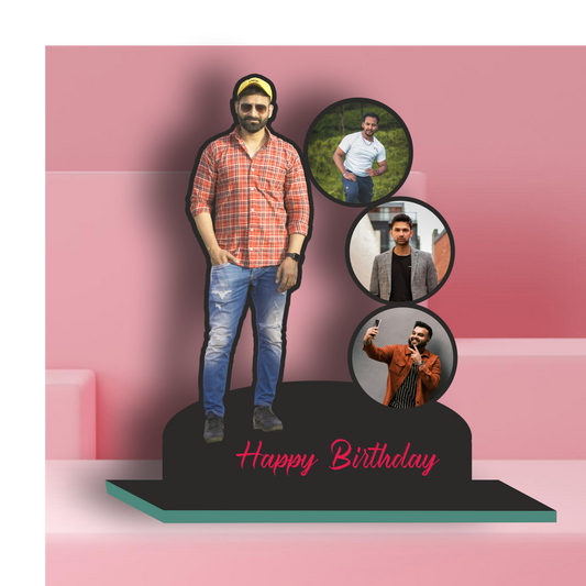 Personalized Birthday Wooden Cutout – Custom Birthday Gift